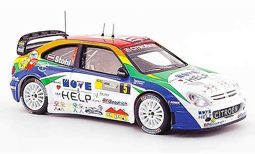Citroen Xsara WRC 2007 1/43 IXO no.5 stohl minor rallye Duitsland modelauto