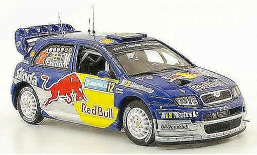 Skoda Fabia WRC 1/43 IXO No.12 Rally Zweden 2006 modelauto