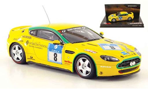 Aston Martin V8 vantage 1/43 Minichamps n24 no.8 team mathai 24h nurburgring 2008 modelauto