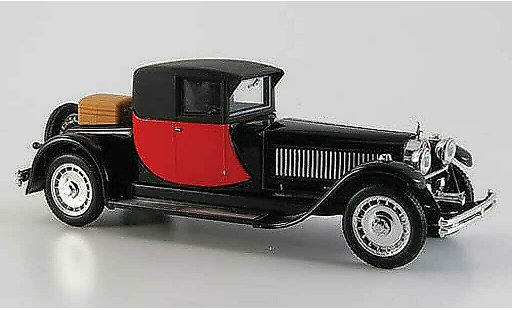 Bugatti Royale coupe napoleon 1/43 Rio rood-zwart 1929 modelauto