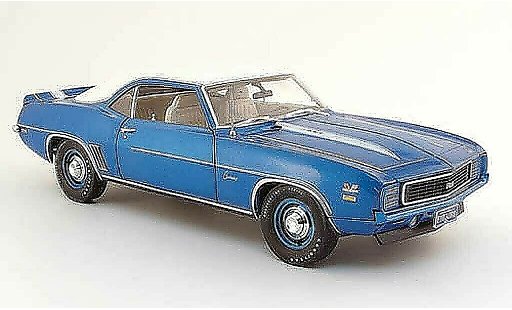 Chevrolet Camaro RS 1/18 Highway 61 ZL1 zl-1 copo 427 blauw wit 1969 modelauto