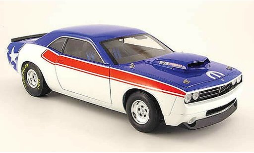 Dodge Challenger Super Stock 1/18 Highway 61 392 hemi rood wit blauw 2008 modelauto