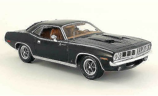Plymouth Gran Barracuda 1971 1/18 Highway 61 zwart modelauto