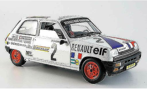 Renault 5 Alpine 1/18 Solido no.2 lajournade 1977 modelauto