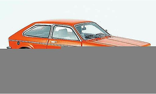 Opel Kadett C City 1/43 Neo rood 1978 modelauto