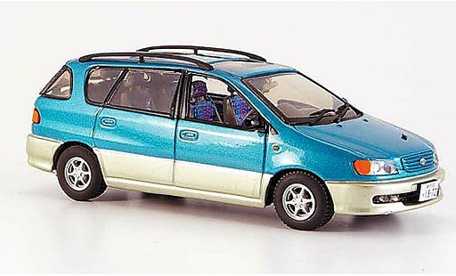 Toyota Ipsum Base 1/43 Vitesse groen grijs metallic 2002 modelauto