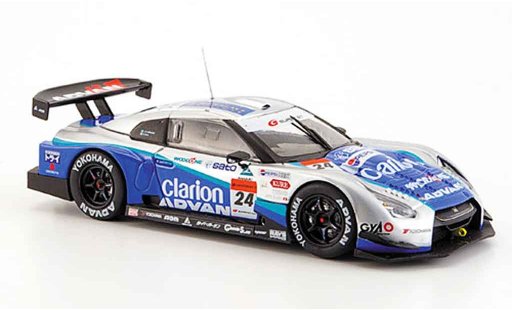 Nissan Skyline R35 1/43 Ebbro JGTC GT R Woodone Advan No.24 Clarion Super GT 2008 modelauto