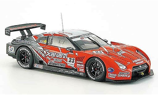 Nissan Skyline R35 1/43 Ebbro JGTC GT R Xanavi Nismo No.23 Fuji Super GT 2008 modelauto