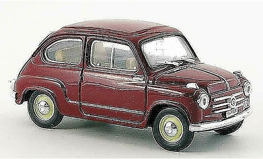 Fiat 600 Berlina 1/43 Brumm Polizia Stradale politie 1955 modelauto