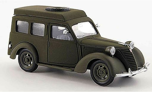 Fiat 1100 Furgone 1/43 Brumm Carabinieri Radiomobile politie modelauto