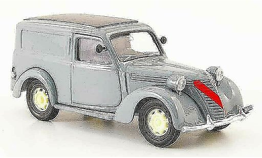 Fiat 1100 Furgone 1/43 Brumm grijs modelauto