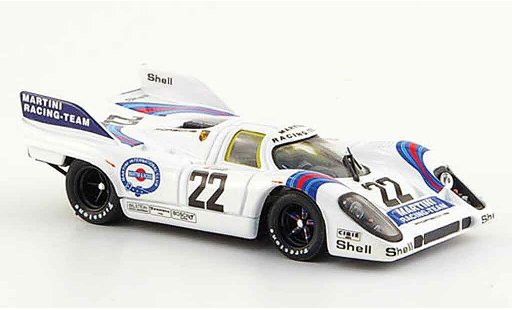 Porsche 917 1971 1/43 Brumm No.22 Martini winnaar 24h Le Mans modelauto