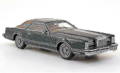 Lincoln Continental 1978 1/43 Neo Mark V zwart-groen modelauto