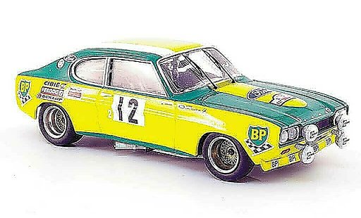 Ford Capri RS 2600 1/43 Trofeu No.12 Siebter Platz Tour de Corse 1972 modelauto