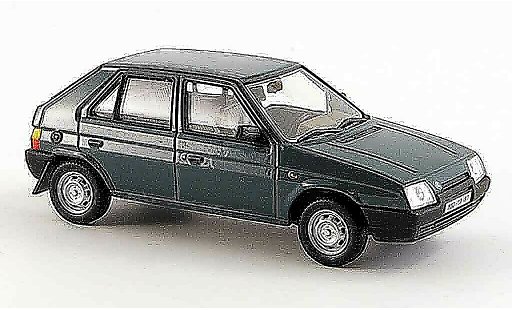 Skoda Favorit 136L 1/43 Abrex 136 l petrol grijs 1987 modelauto