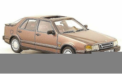 Saab 9000 Turbo 1/43 Neo brun 1988 modelauto