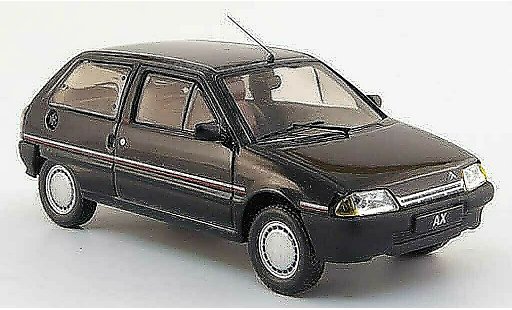 Citroen AX Image 1/43 IXO zwart 1989 modelauto