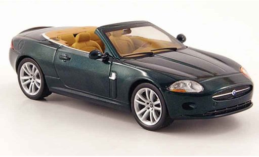 Jaguar XK Cabriolet 1/43 IXO groen 2005 modelauto