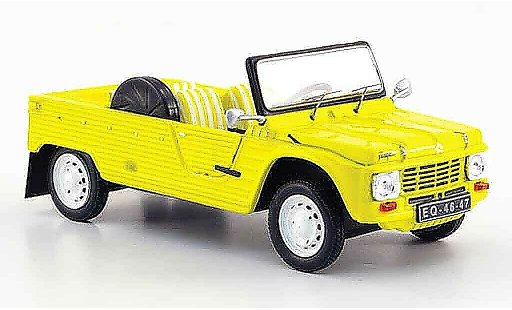 Citroen Mehari Plage 1/43 IXO geel 1983 modelauto