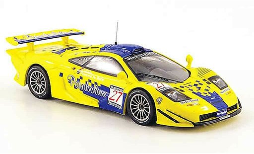 McLaren F1 GTR GTR 1/43 IXO No.27 Parabolica FIA GT Spa 1997 modelauto