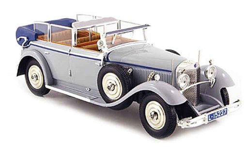 Mercedes 770 Cabriolet 1/43 IXO Grosser F grijs 1 modelauto