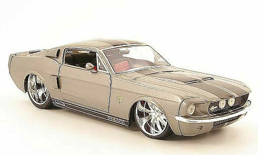 Shelby GT 500 1967 1/18 Jada Toys kr grijs/zwart modelauto