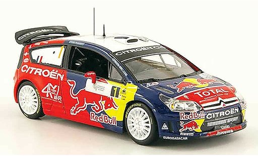 Citroen C4 WRC 2008 1/43 Norev no.1 loeb elena tour de corse modelauto
