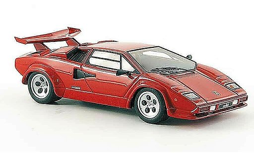 Lamborghini Countach LP 500 1/43 Look Smart s rood 1982 modelauto