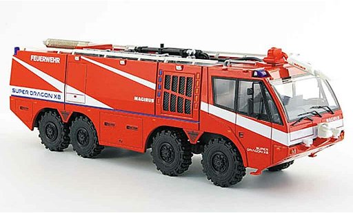 Magirus X8 Base 1/43 Schuco Iveco Super Dragon Flugfeld Loschfahrzeug modelauto