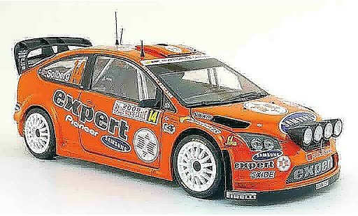 Ford Focus RS WRC 1/18 Sun Star no.14 expert rallye monte carlo 2008 modelauto