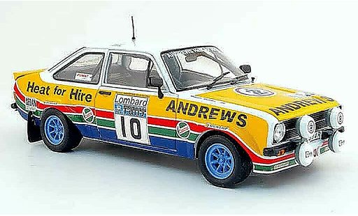 Ford Escort RS 1/18 Sun Star no.10 andrews lombard rallye gb 1979 modelauto