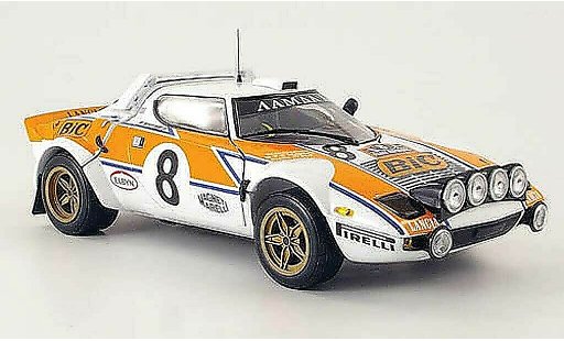 Lancia Stratos HF 1/18 Sun Star no.8 bic rallye grece 1978 modelauto