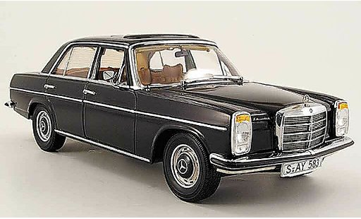 Mercedes Strich Base 1/18 Sun Star 8 (w 115) zwart limousine 1968 modelauto