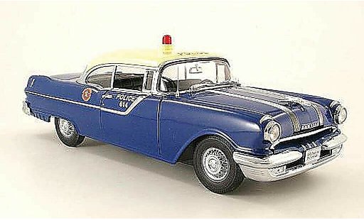 Pontiac Star Chief Hardtop 1/18 Sun Star hard top county of nassau n.y.politie 1955 modelauto