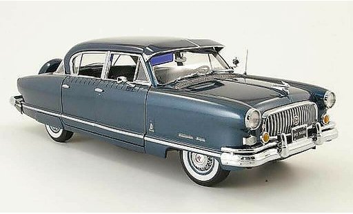 Nash Ambassador Airflyte 1/18 Sun Star blauw/blauw 1952 modelauto