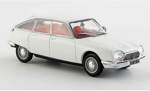Citroen GS Berline 1/43 Norev creme wit 1971 modelauto
