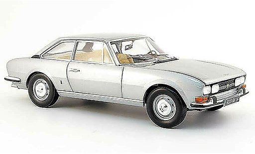 Peugeot 504 coupe 1/18 Norev grijs 1971 modelauto
