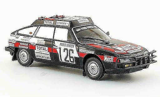 Citroen CX GTI 1/43 Norev 2400 no.126 rallye dakar 1981 modelauto