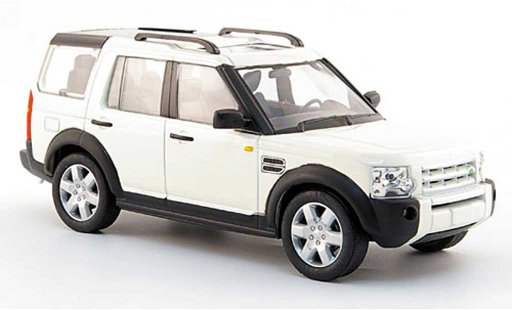 Land Rover Discovery Base 1/43 Solido 3 wit/zwart 2004 modelauto
