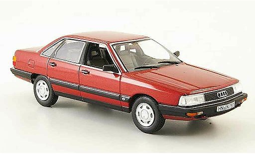 Audi 200 quattro berline 1/43 Norev rood 1987 modelauto