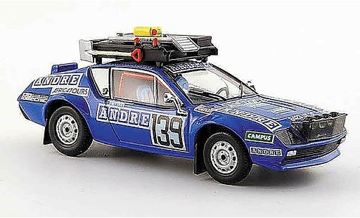 Alpine A310 rallye 1/43 Norev no.139 t.reverchon g.vails dakar 1981 modelauto