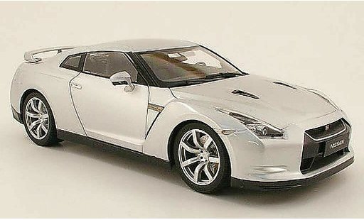 Nissan Skyline R35 1/18 Norev gtr grijs 2008 modelauto