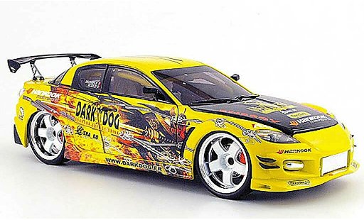 Mazda RX8 Base 1/18 Norev racing dark dog modelauto