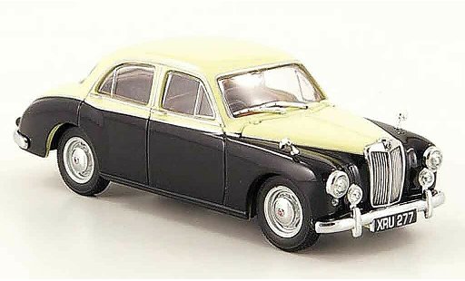 MG ZB Varitone 1/43 Oxford elfenbeinwit zwart modelauto