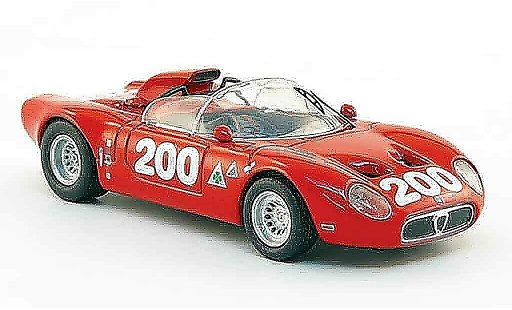 Alfa Romeo 33.2 fleron 1/43 M4 1967 no. 200 russo todaro targa florio modelauto