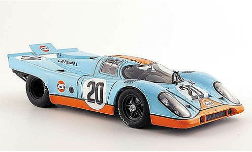 Porsche 917 1971 1/18 Autoart k no20 gulf steve mcqueen 24h le mans modelauto