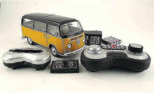 Volkswagen Combi A 1/18 Schuco t2a fensterbus geel/zwart modelauto