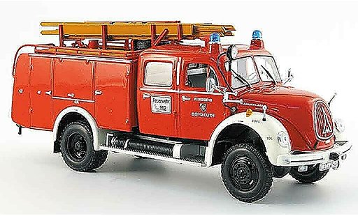 Magirus TLF 16 Merkur 1/43 Minichamps A pompier Bayreuth 1957 modelauto