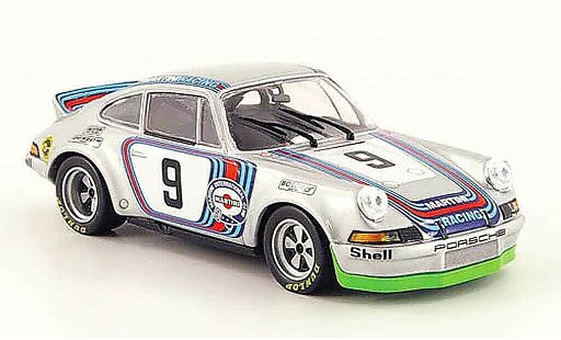 Porsche 911 RSR 1/43 Minichamps 3.0 No.9 Martini 6h Vallelunga 1973 modelauto