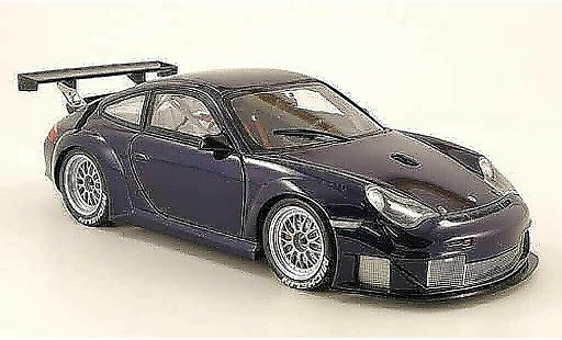 Porsche 911 GT3 RSR 1/18 Minichamps aco basic blauw 2004 modelauto